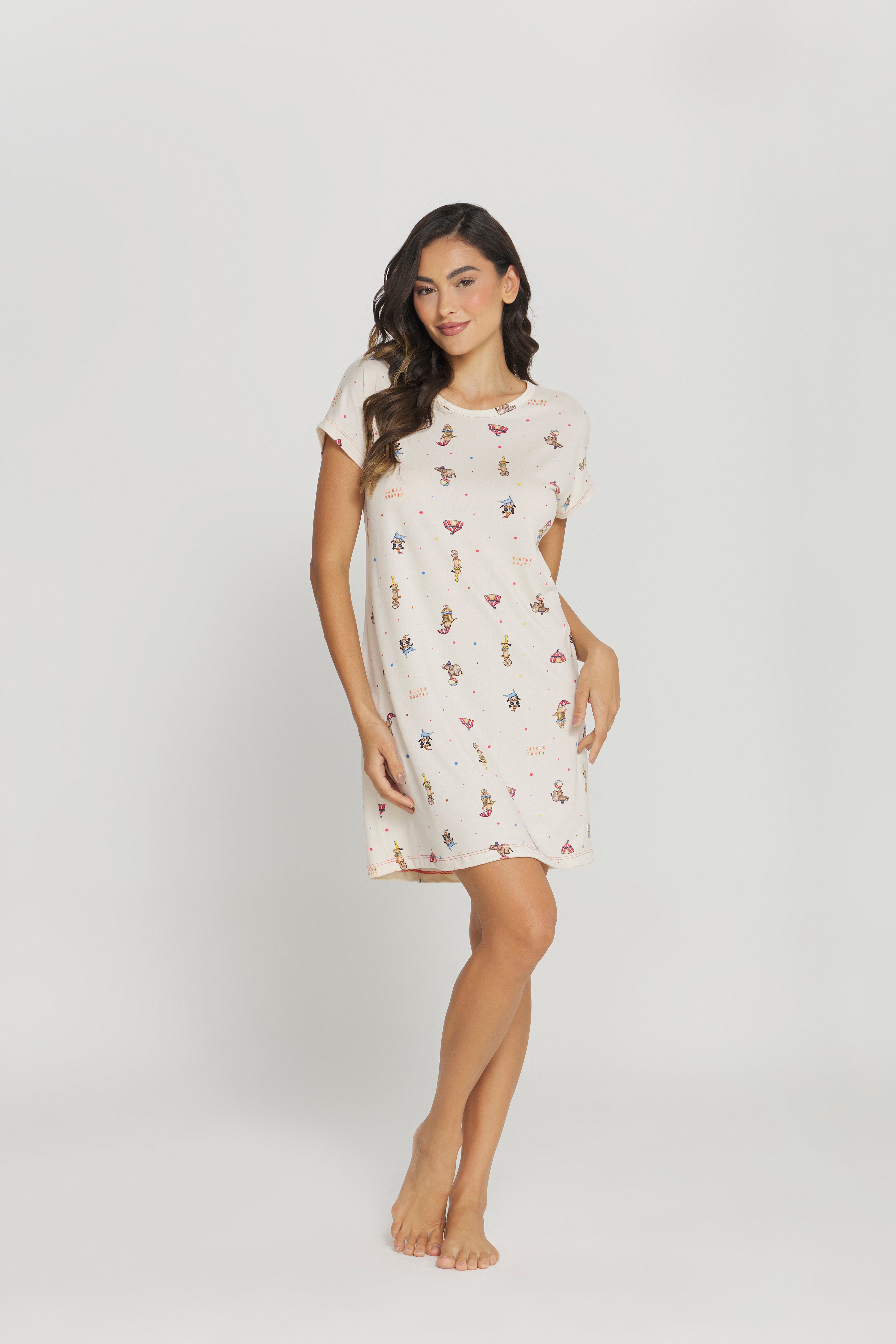 Camisola Meia Manga Peach Touch Circus – Danka® 01.1.0253