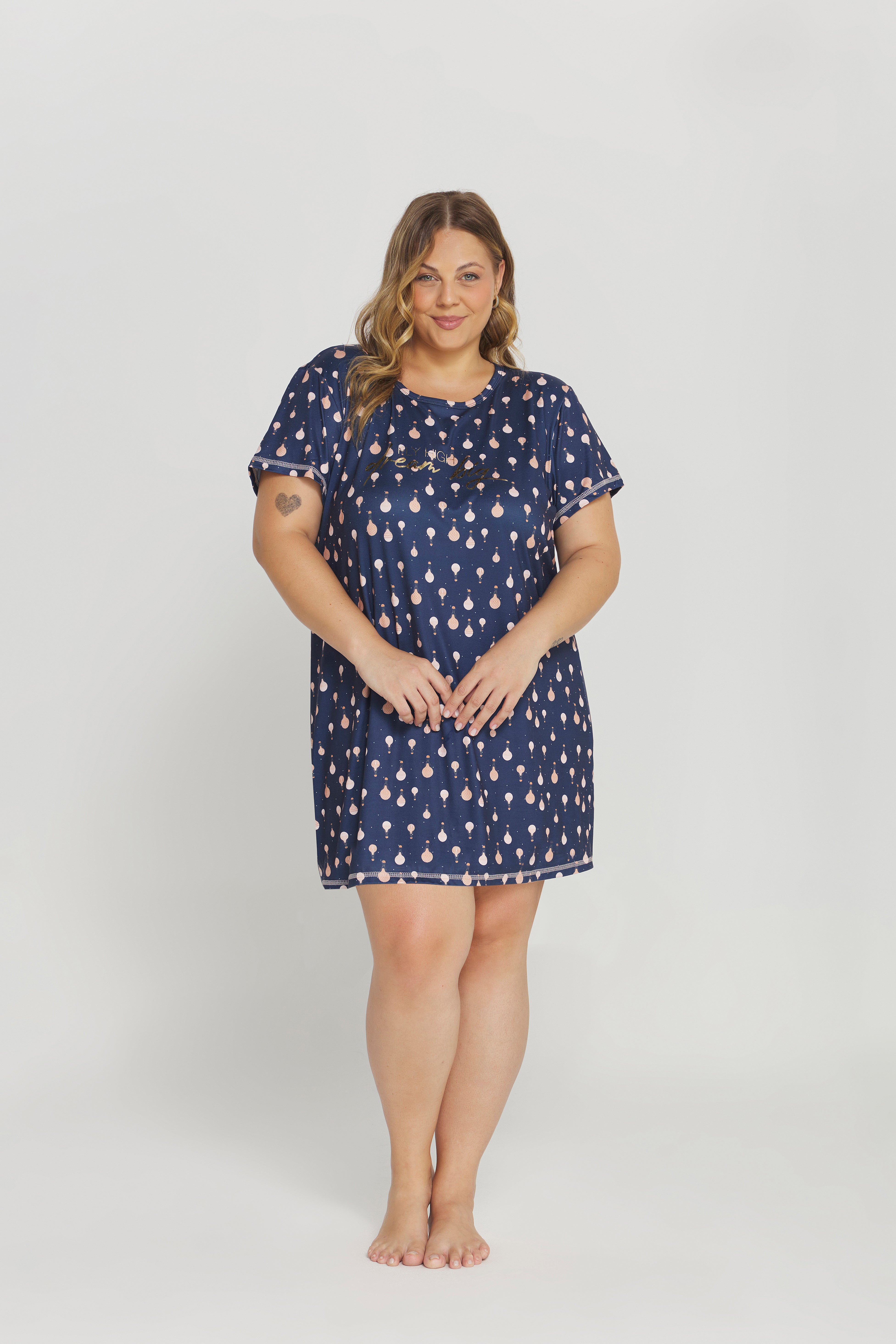 Camisola Meia Manga Peach Touch Balão – Danka® 01.1.0294