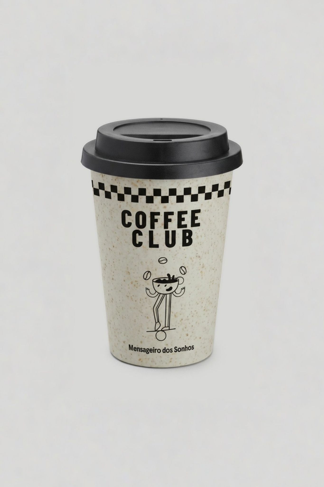 Pijama Masculino Curto Coffee Club em Meia Malha com Copo Personalizado – Mensageiro dos Sonhos® 0132295