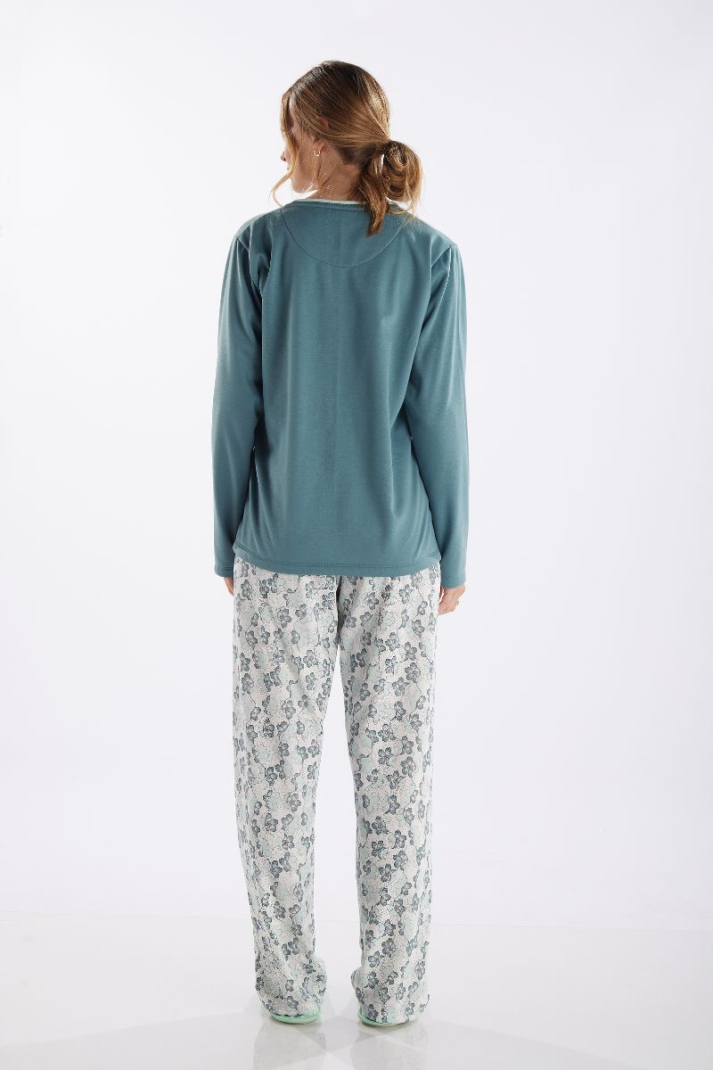 Pijama Manga Longa com Calça Moletinho Pzama® 050265