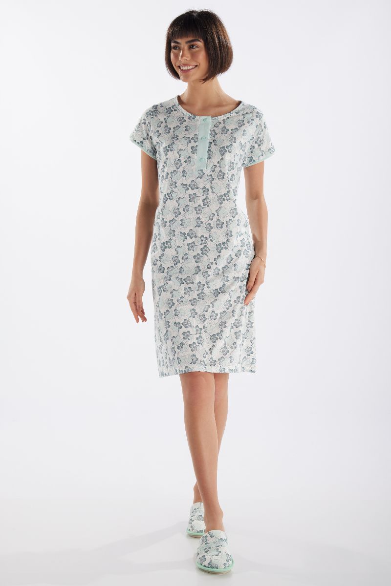 Camisola Meia Manga com Peitilho Pzama® 050279