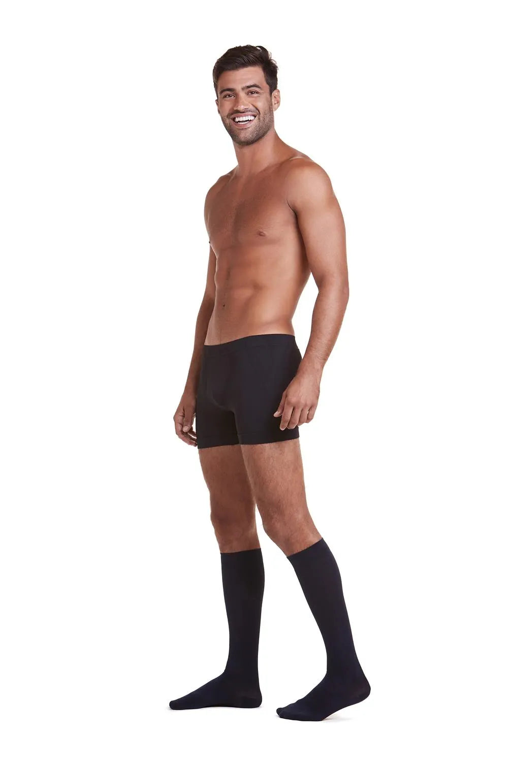 Meia De Compressão 3/4 Masculina Ponteira Fechada – Plié® 50360