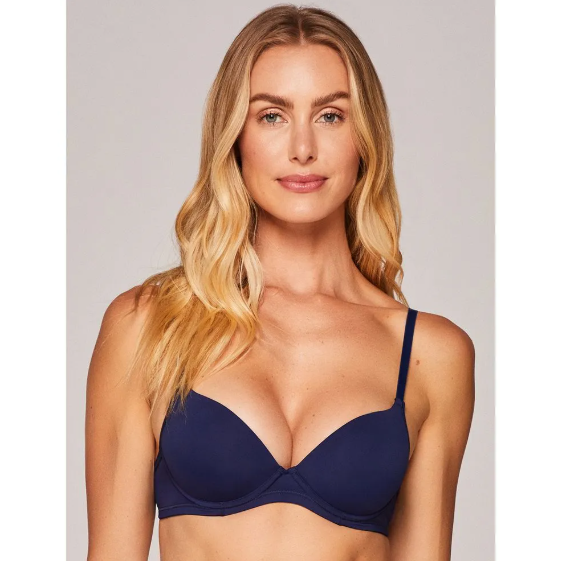 Sutiã Meia Taça com Bojo e Aro em Microfibra Sustentare Liebe® 103009