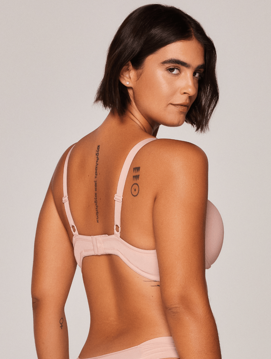 Sutiã Meia Taça com Bojo e Aro em Microfibra Sustentare Liebe® 103009