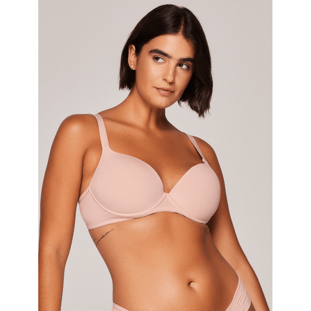 Sutiã Meia Taça com Bojo e Aro em Microfibra Sustentare Liebe® 103009