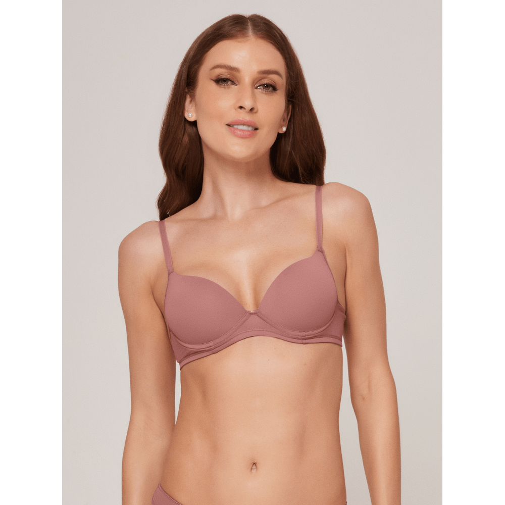 Sutiã Meia Taça com Bojo e Aro em Microfibra Sustentare Liebe® 103009