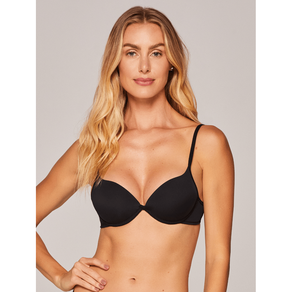 Sutiã Push Up com Bojo e Aro em Microfibra – Liebe® 103101