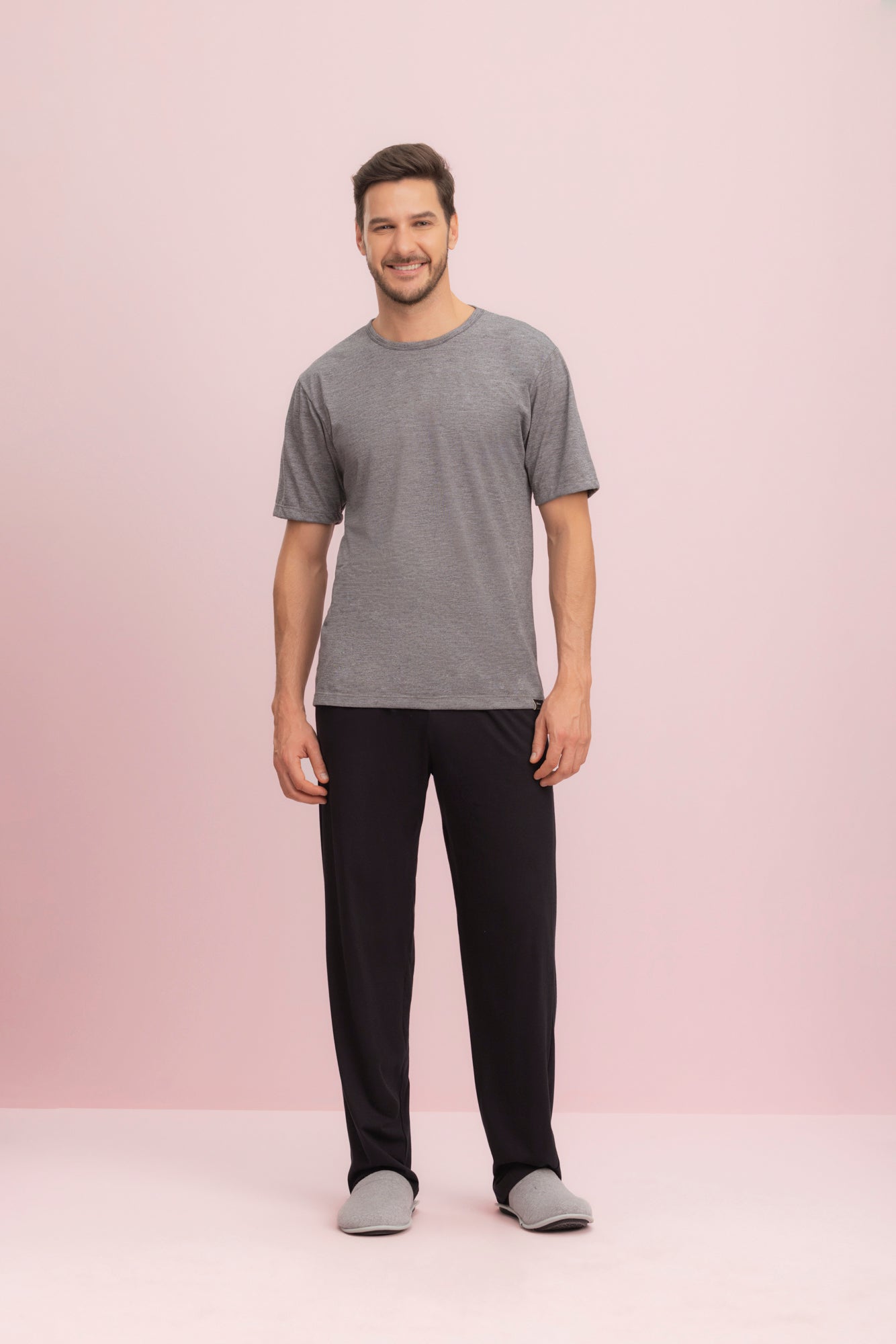 Pijama Masculino Meia Manga com Calça Le Man - Lua Encantada® 12410025