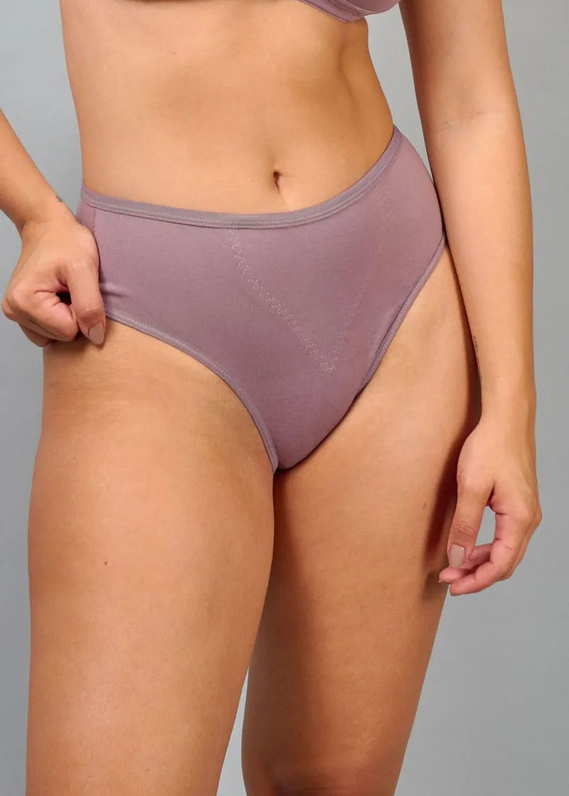 Calcinha Cintura Alta Com Reforço Frontal Modal Duloren® 729056