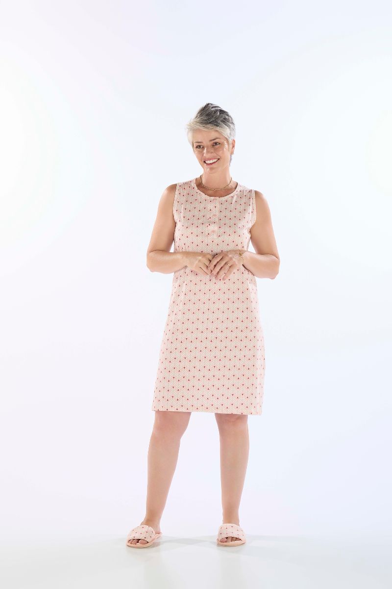 Camisola Regata Com Peitilho Em Malha – Pzama® 050299