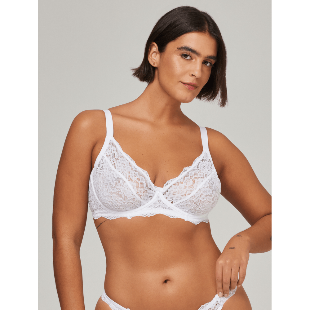 Sutiã Meia Taça com Aro em Renda Kiss Me Liebe® 503303