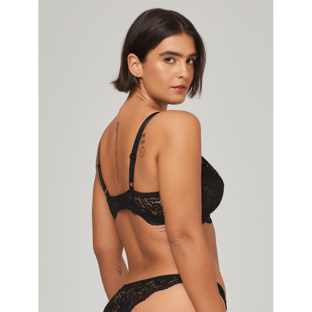 Sutiã Meia Taça com Aro em Renda Kiss Me Liebe® 503303