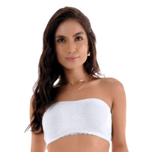 Sutiã Top Faixa Anatômico com Renda sem Costura Zee Rucci® ZR0300019