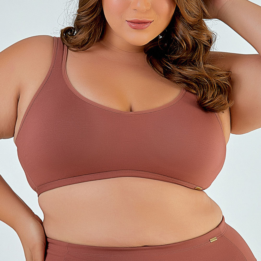 Sutiã Plus Top Moldado Sem Bojo Duplo Love Secret® 813105