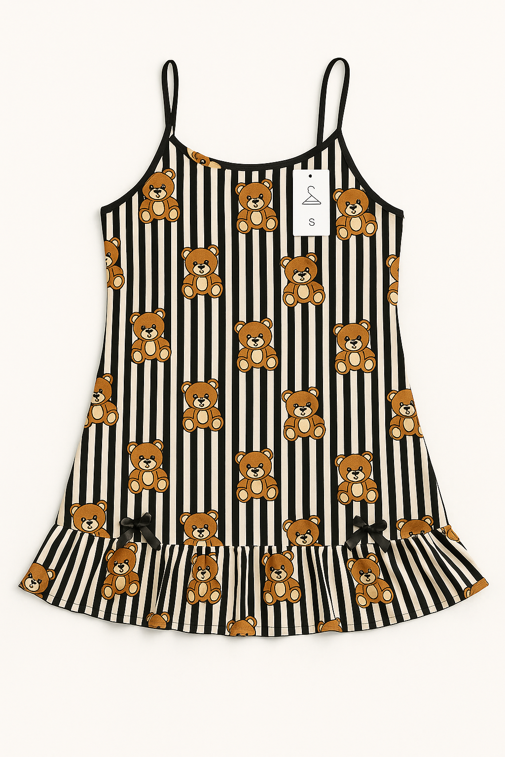 Camisola Liganete Estampada Ursinhos Listrada – Via Íntima® 1005
