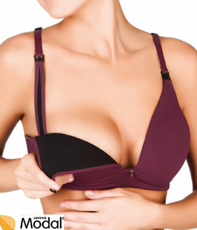 Sutiã Amamentação Com Bojo Modal Mammy – Love Secret® 92309