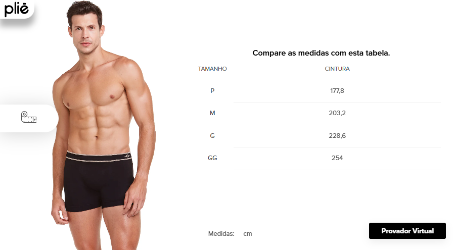 Cueca Boxer Microfibra Sem Costura Personal Fit – Plié® 20001
