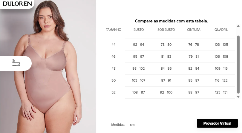 Modelador Body Elegance Duloren® 113215