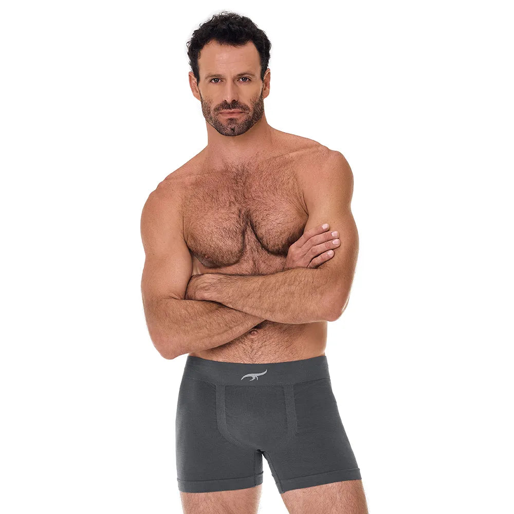Cueca Boxer Modal sem Costura Lisa – Zee Rucci® ZR0100009