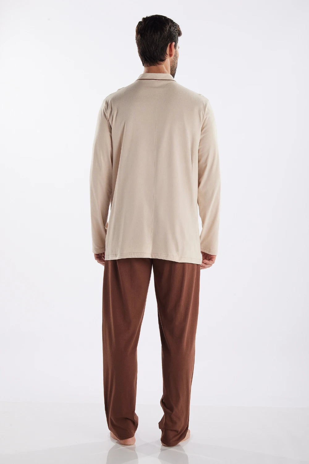 Pijama Masculino Manga Longa com Abertura Frontal e Calça Pzama® 6008.251 - COR 02