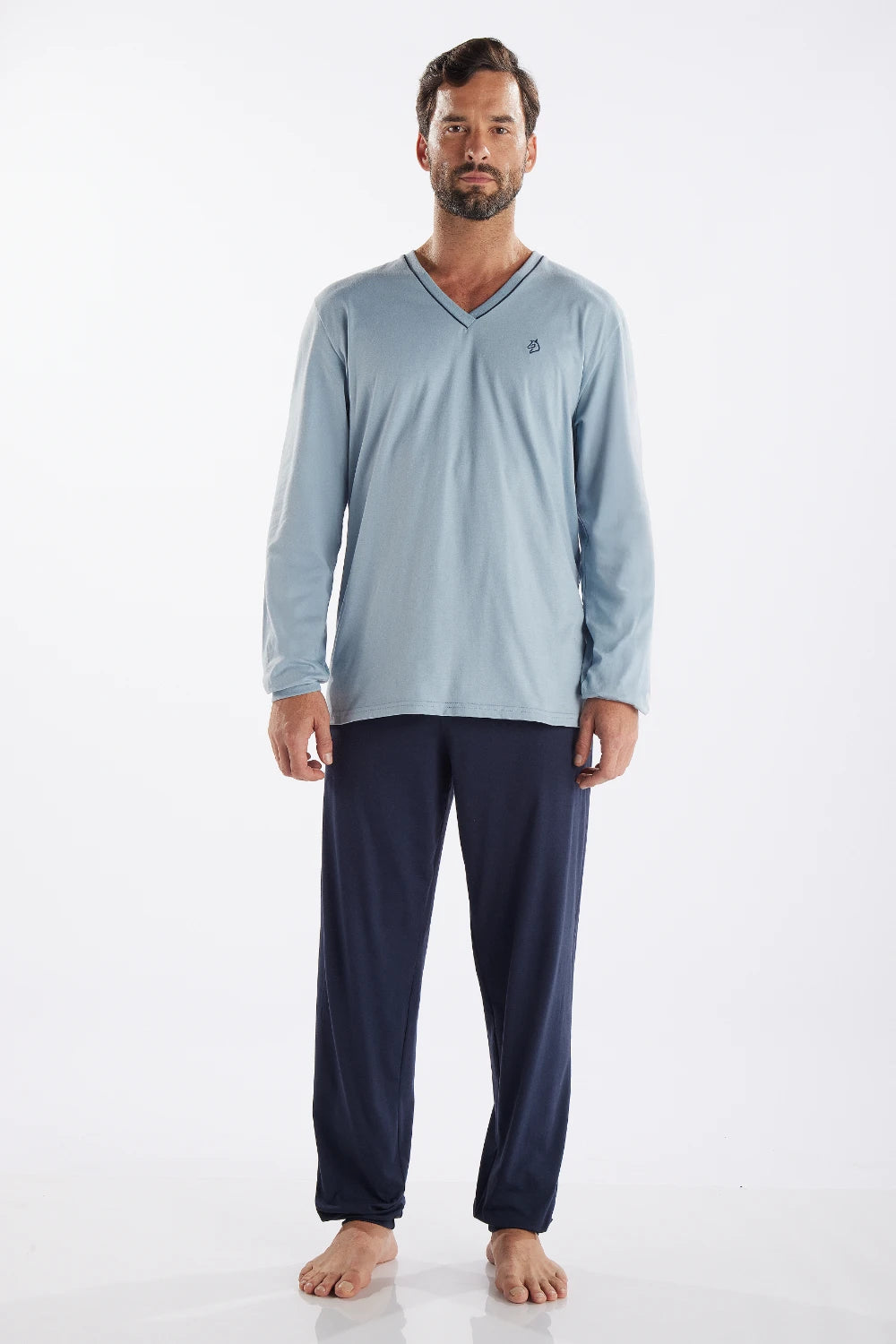 Pijama Masculino Manga Longa com Calça Pzama® 6010.251 - COR 02