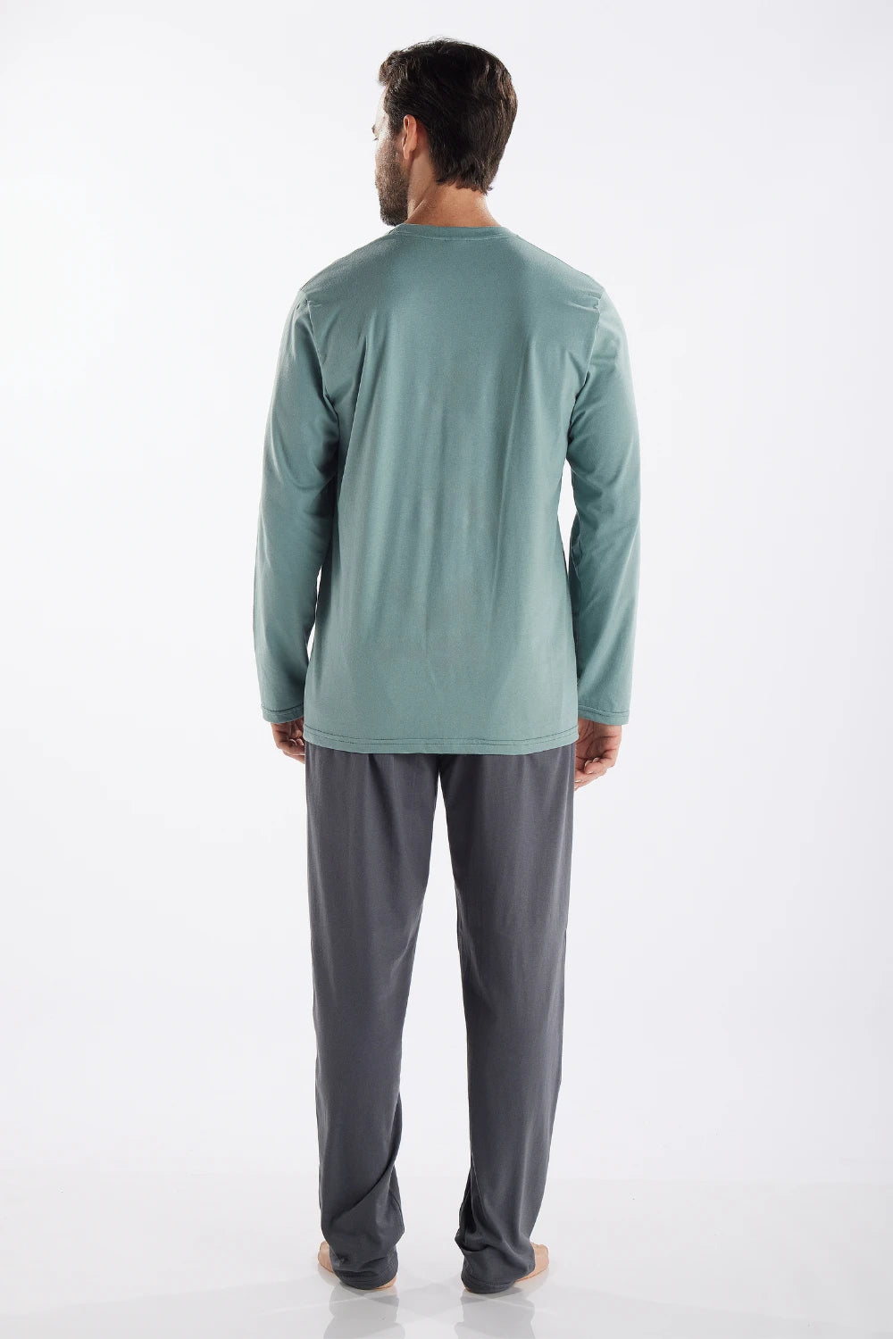 Pijama Masculino Manga Longa Decote V com Calça Pzama® 6016.251