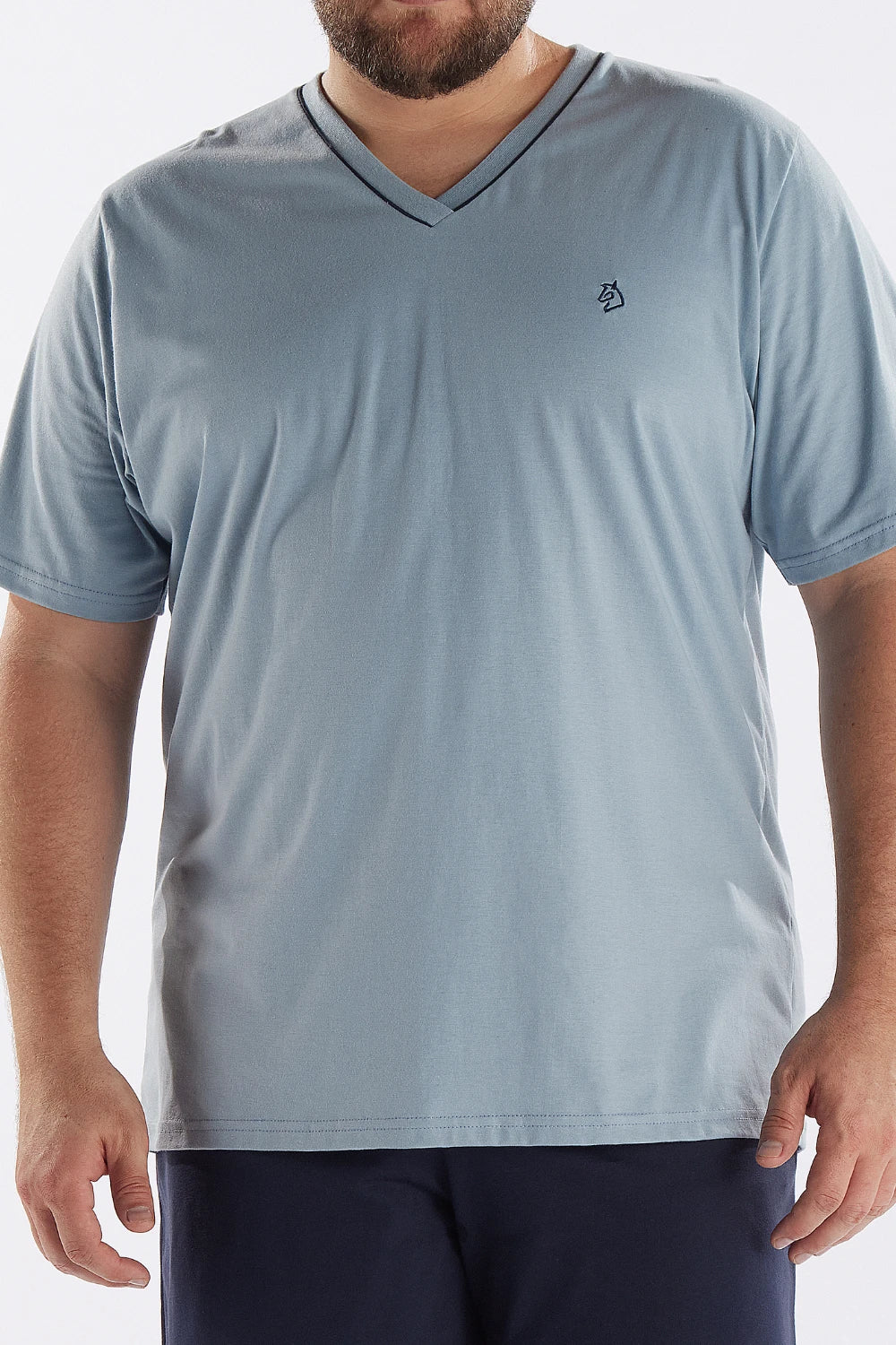 Pijama Masculino Meia Manga Decote V com Bermuda Plus Pzama® 9012.251