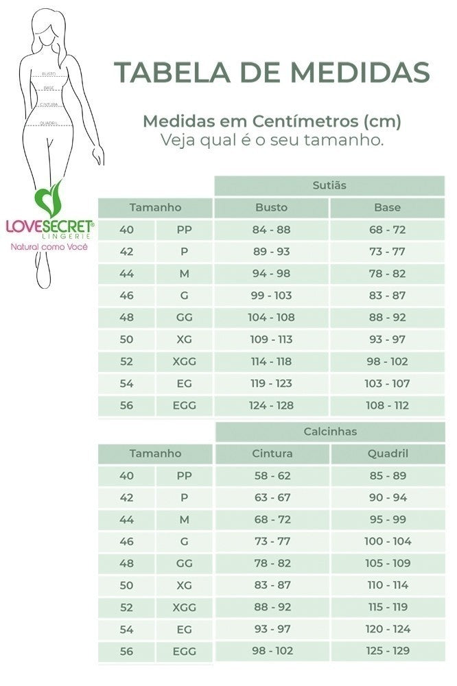 Sutiã com Bojo Removível Love Secret® 825103