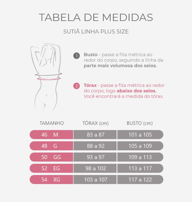 Sutiã Básico Meia Taça em Microfibra Plus Liebe® 703001