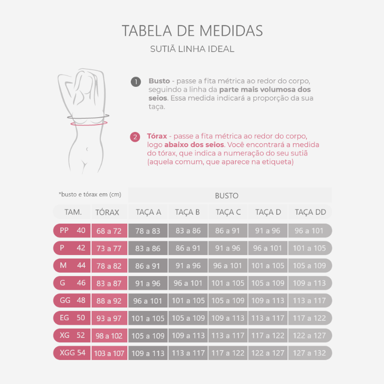 Sutiã Ideal Tomara que Caia Biodegradável Taça C Liebe® 123603