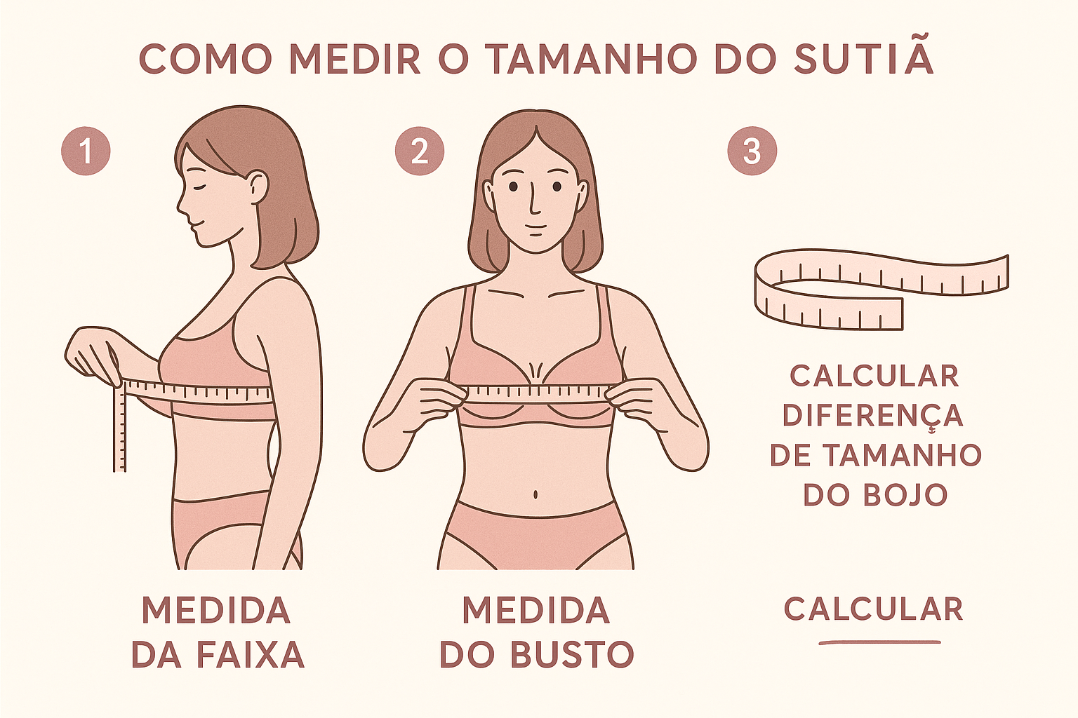 Como descobrir seu tamanho de sutiã + cuidados básicos com as mamas