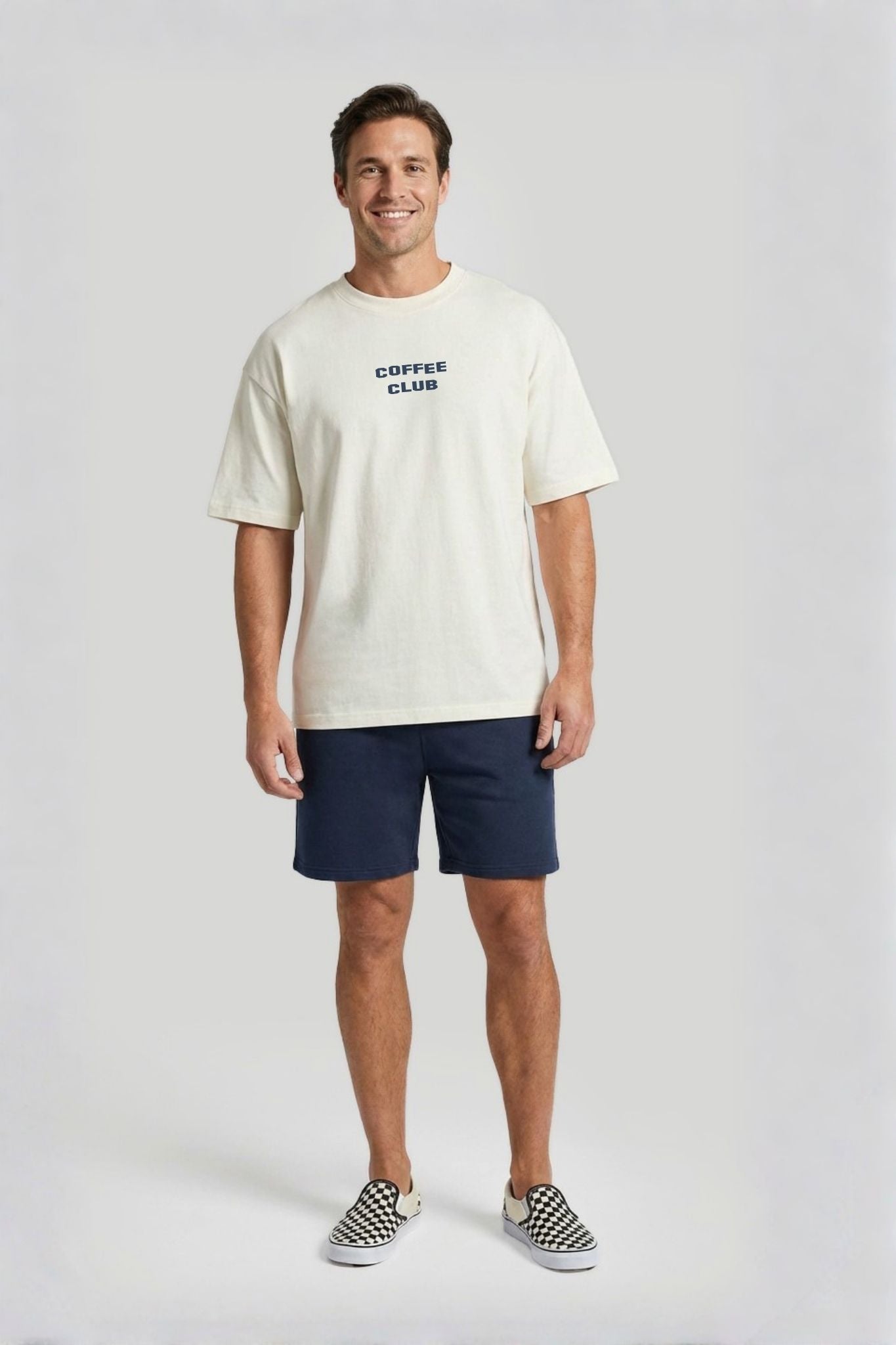 Pijama Masculino Curto Coffee Club em Meia Malha com Copo Personalizado – Mensageiro dos Sonhos® 0132295