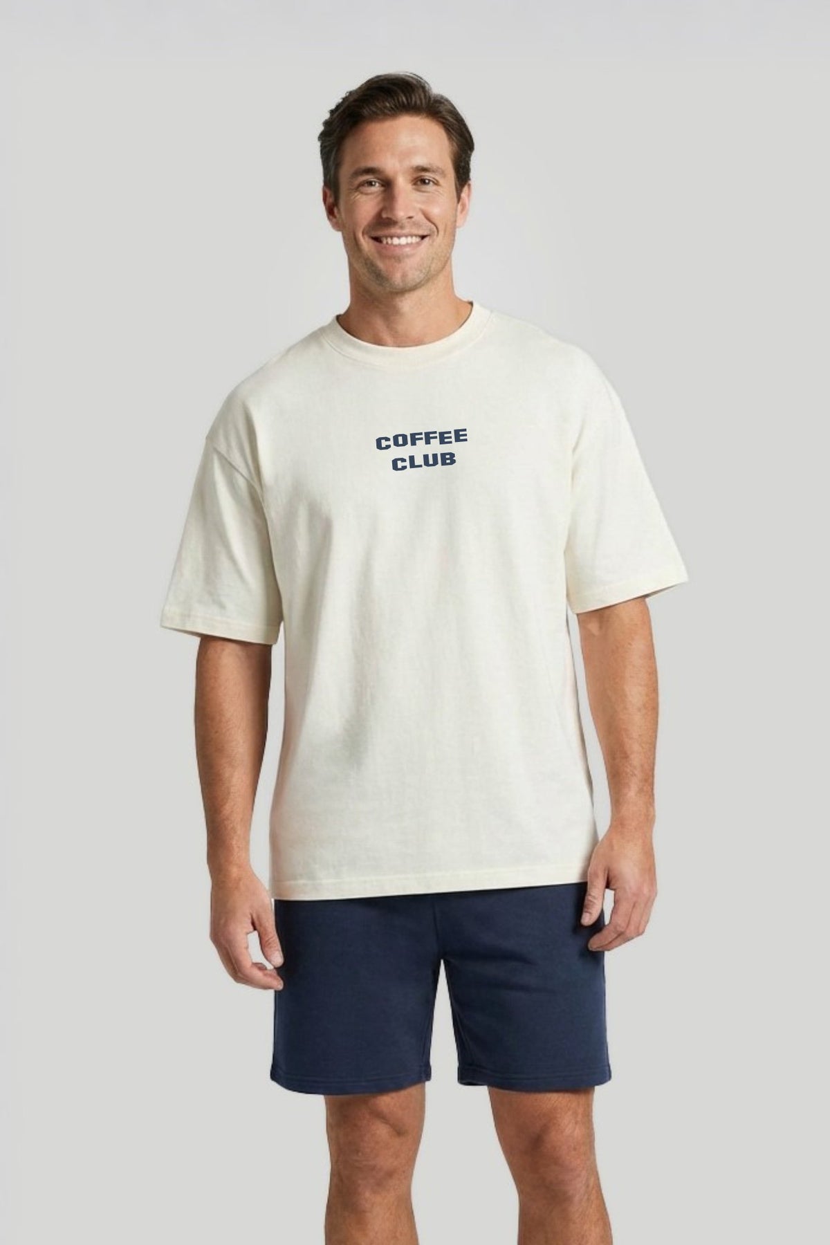 Pijama Masculino Curto Coffee Club em Meia Malha com Copo Personalizado – Mensageiro dos Sonhos® 0132295