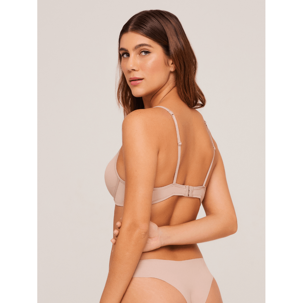 Sutiã Push Up com Bojo e Aro em Microfibra – Liebe® 103101
