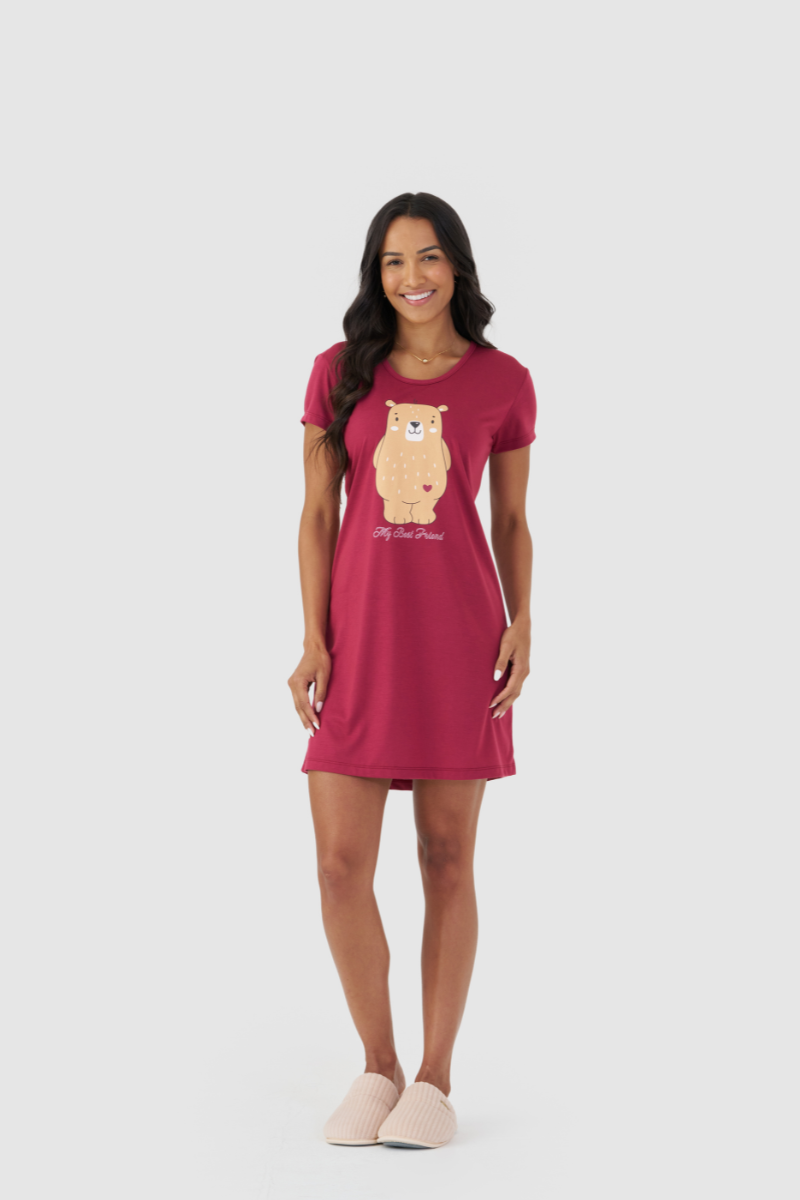 Camisola Meia Manga em Algodão Best Friend – Mensageira da Paz® 032154