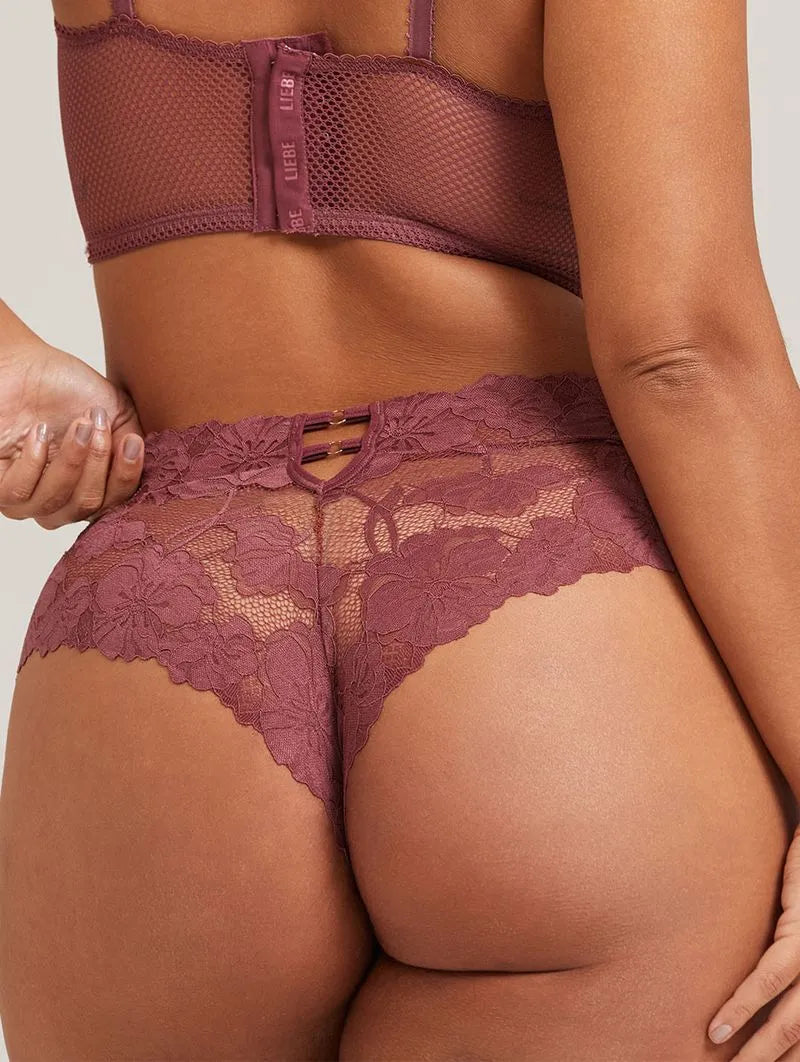 Calcinha Caleçon em Renda Boheme – Liebe® 601678