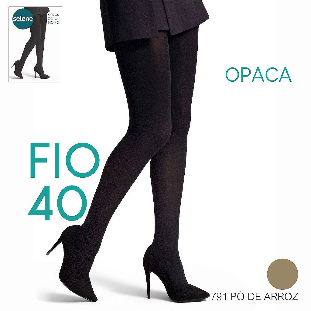 Meia Calça Opaca Fio 40 – Selene® 9650