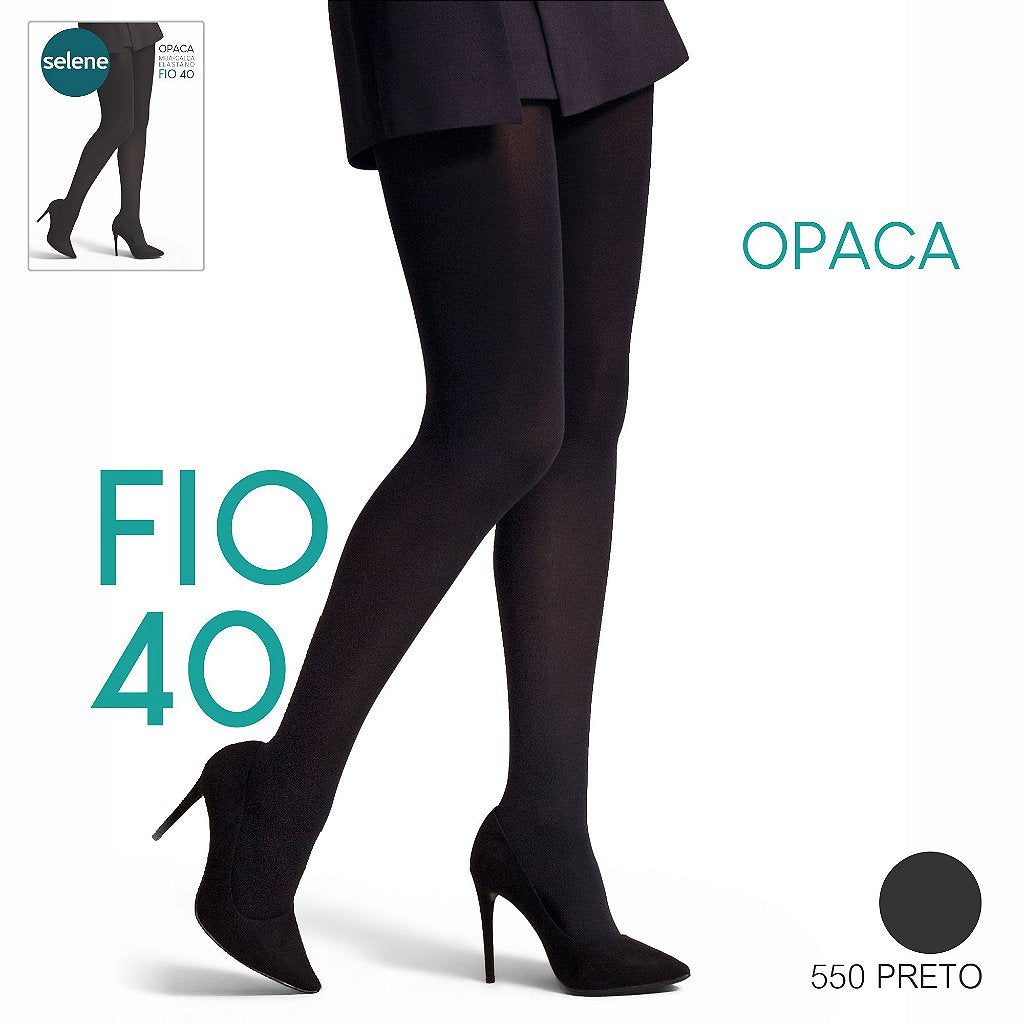 Meia Calça Opaca Fio 40 – Selene® 9650
