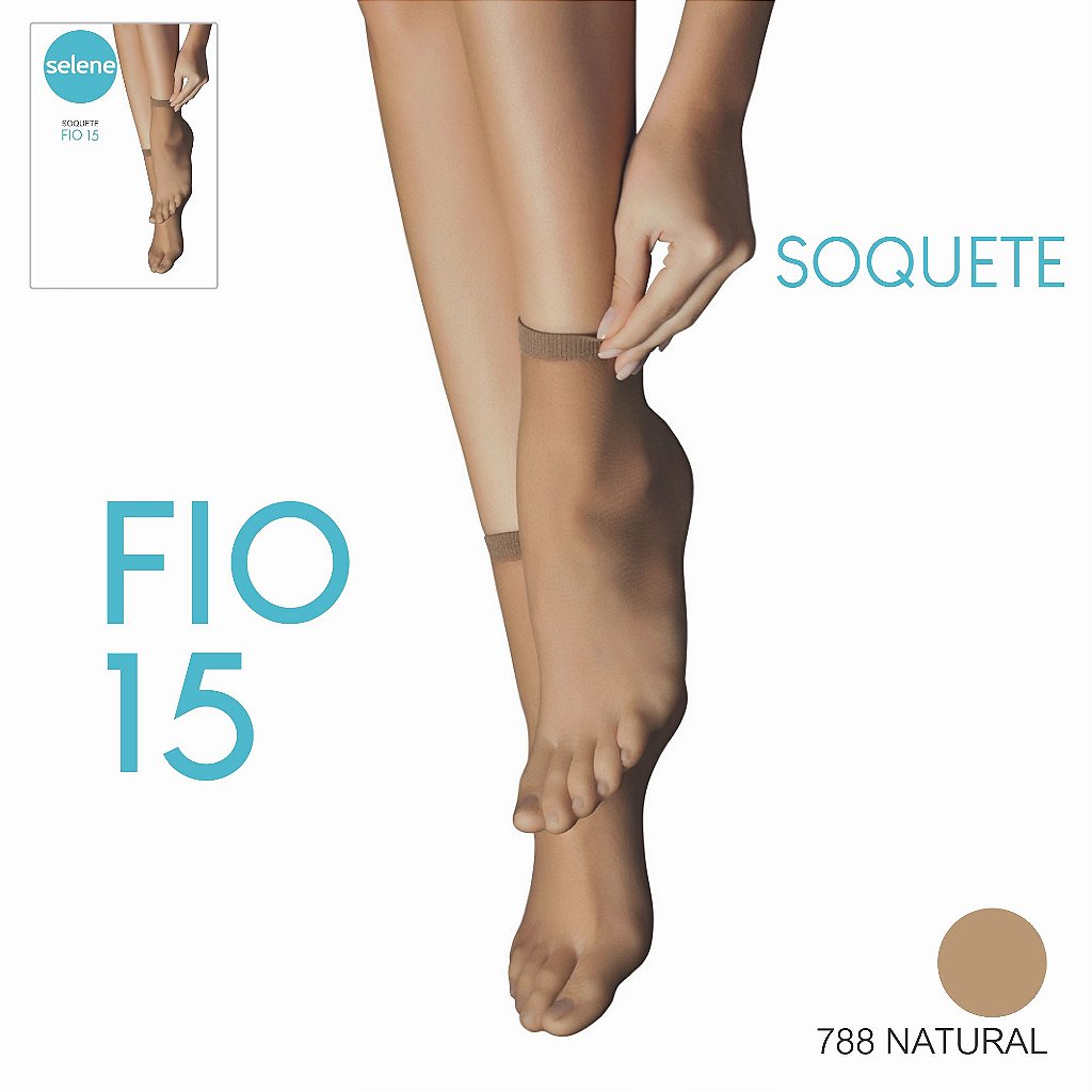 Meia Soquete Fio 15 – Selene® 9870