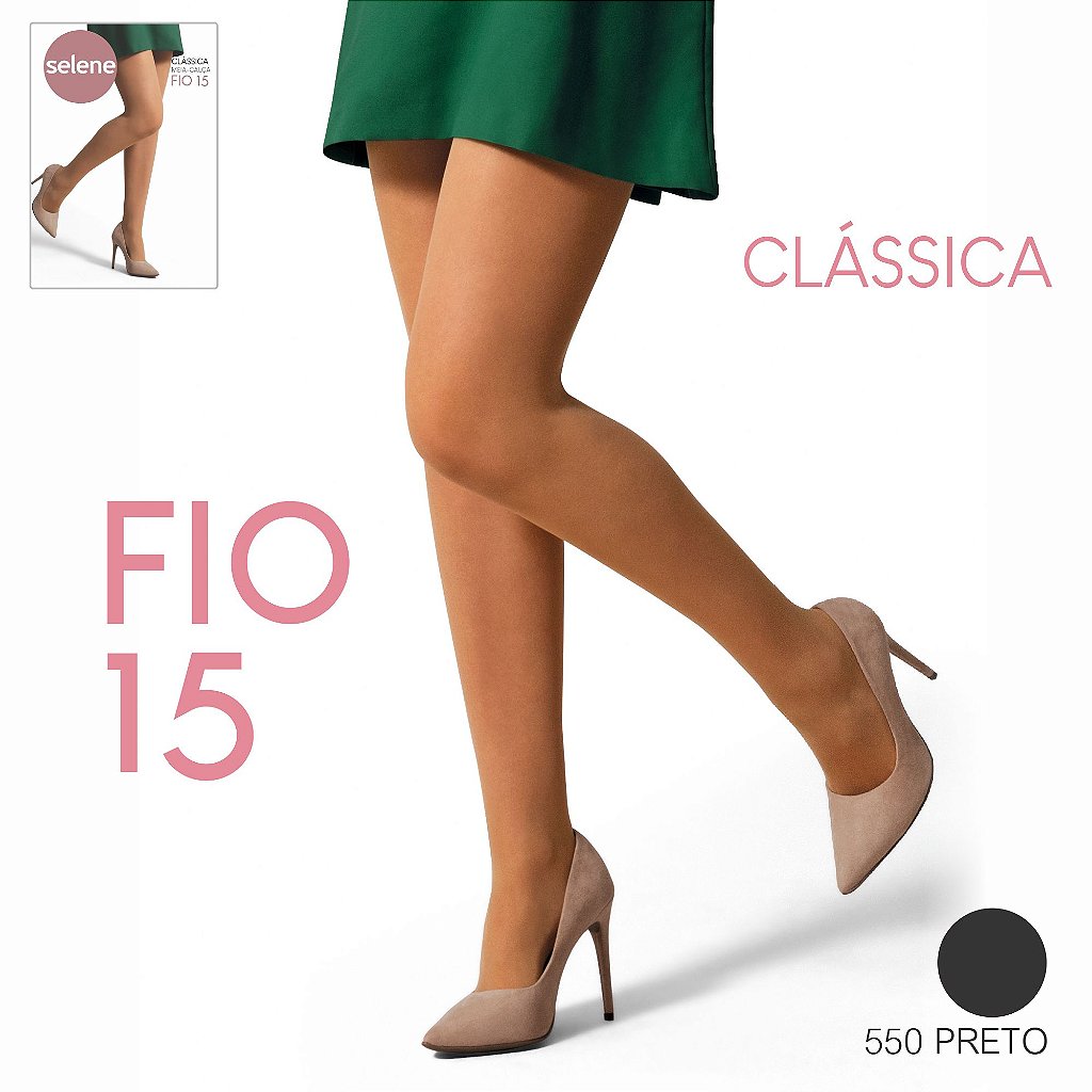Meia Calça Clássica Fio 15 – Selene® 9020