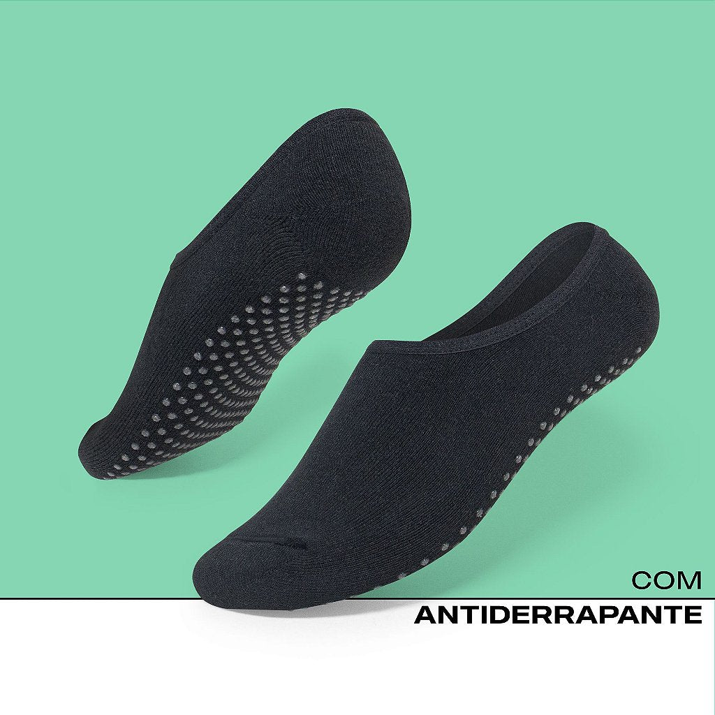 Meia Masculina Pilates Com Viés E Antiderrapante – Selene® 4400