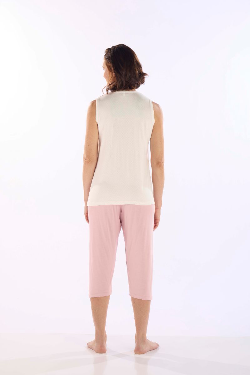 Pijama Regata Com Capri Em Viscolycra – Pzama® 050291
