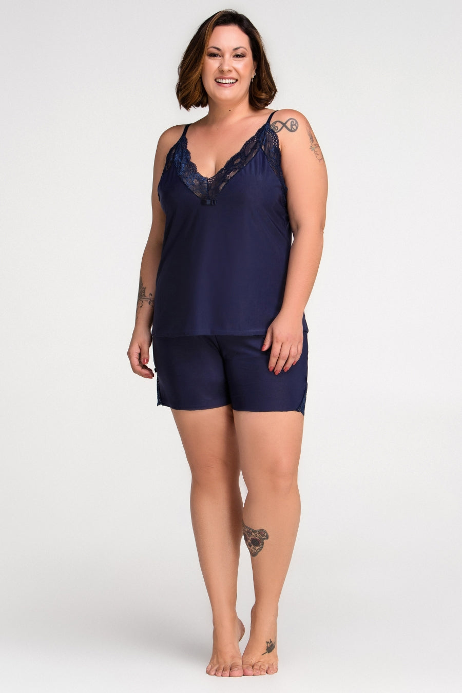 Short Doll Kelly Plus Renda – Malu Pijamas® 5.215.01