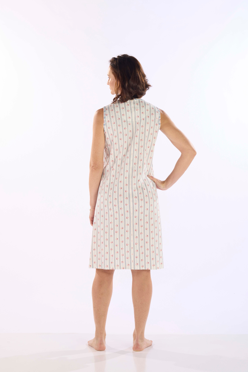 Camisola Regata Com Peitilho Em Malha – Pzama® 050299 - COR 01