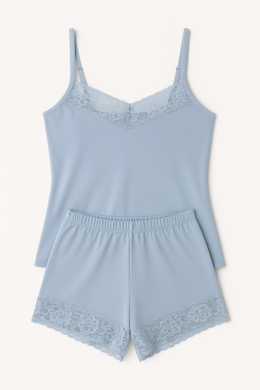 Pijama Shortdoll Rendado Liganete – Via Íntima® 1663