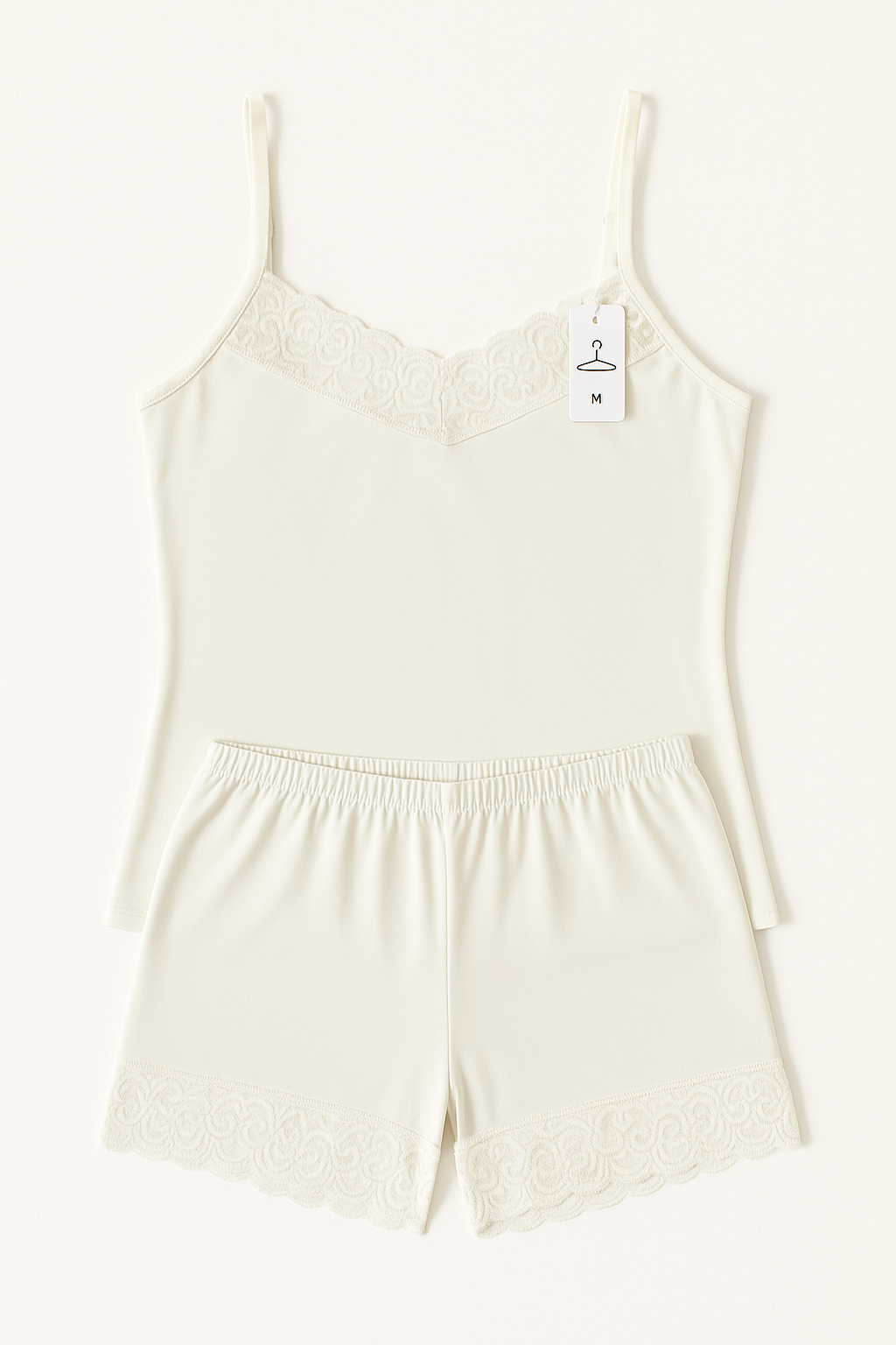 Pijama Shortdoll Rendado Liganete – Via Íntima® 1663