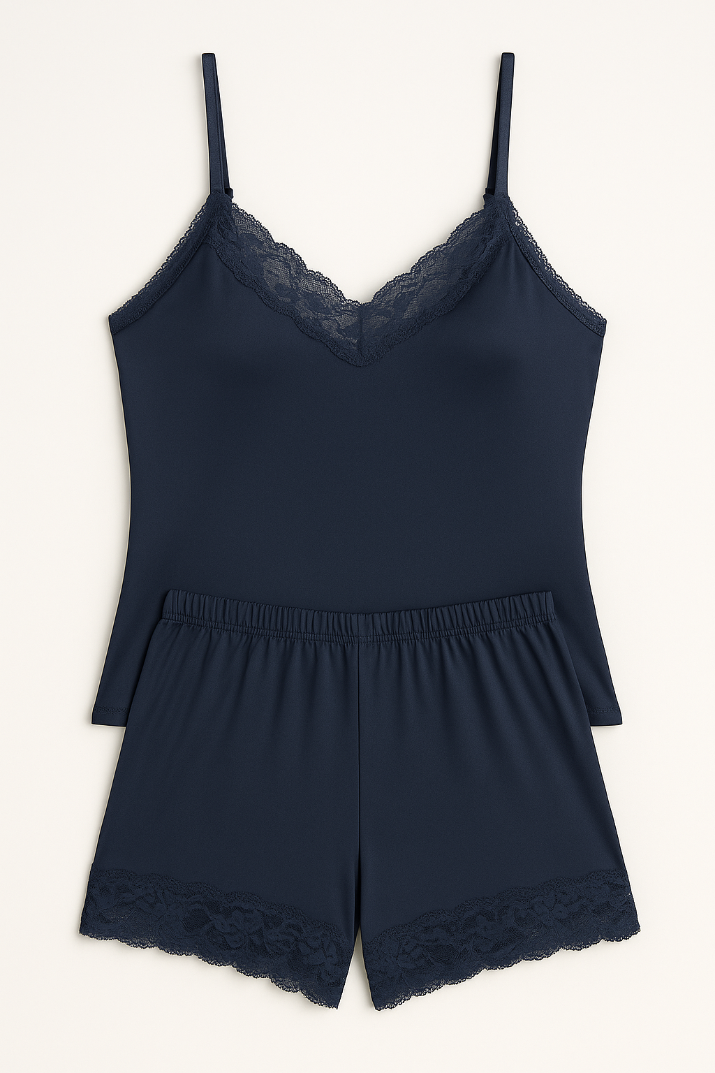 Pijama Shortdoll Rendado Liganete – Via Íntima® 1663