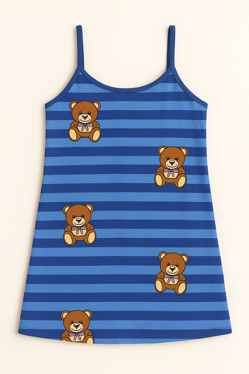 Camisola Liganete Estampada Ursinhos Listrada – Via Íntima® 1005