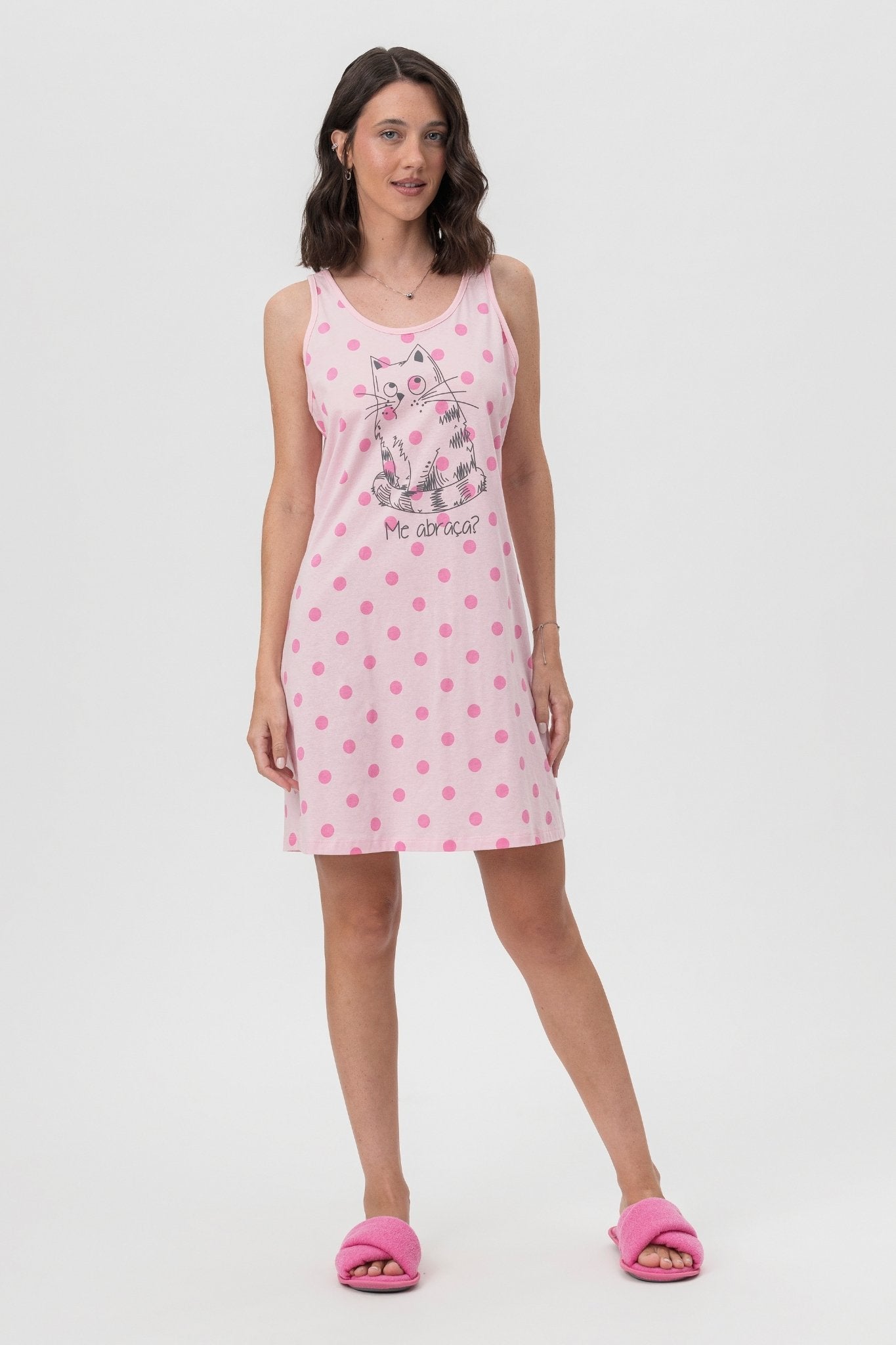 Camisola Regata 1/2 Malha Me Abraça – Mensageira da Paz® 032149
