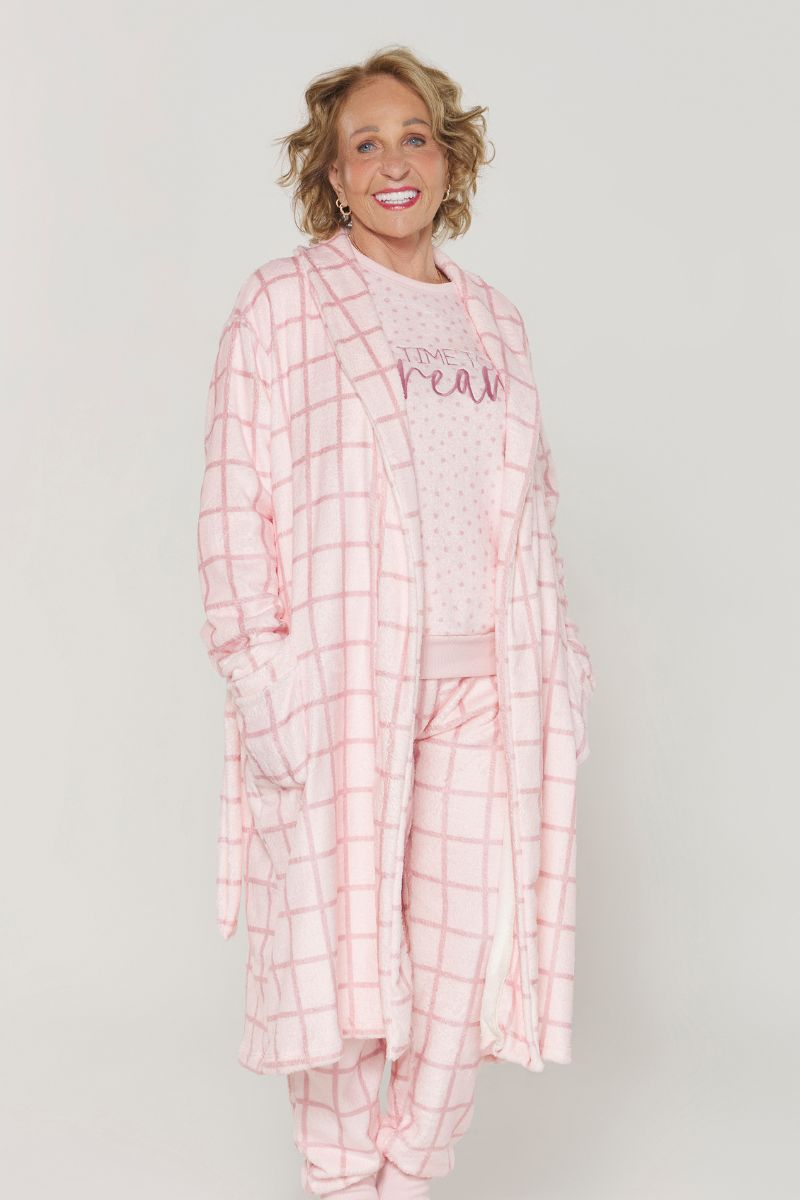 Roupão Rosa Fleece – Danka® 01.2.0405